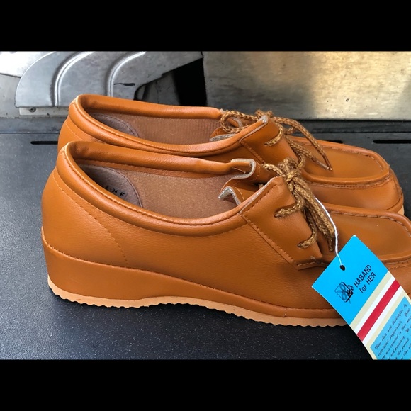 Haband Girl's Brown Leather Shoes Size 5.5(New) - Picture 5 of 11